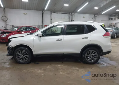 2016 Nissan Rogue Sl z USA, uszkodzony, nr VIN KNMAT2MVXGP710019